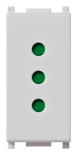 Modulo Enchufe 10A Color Silver 14201.SL — Vimar — Vimar