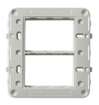 Soporte 6 Modulos (3+3) 4x4 In. con Tornillos. para Cajas Empotrables 9619 — Vimar — Vimar