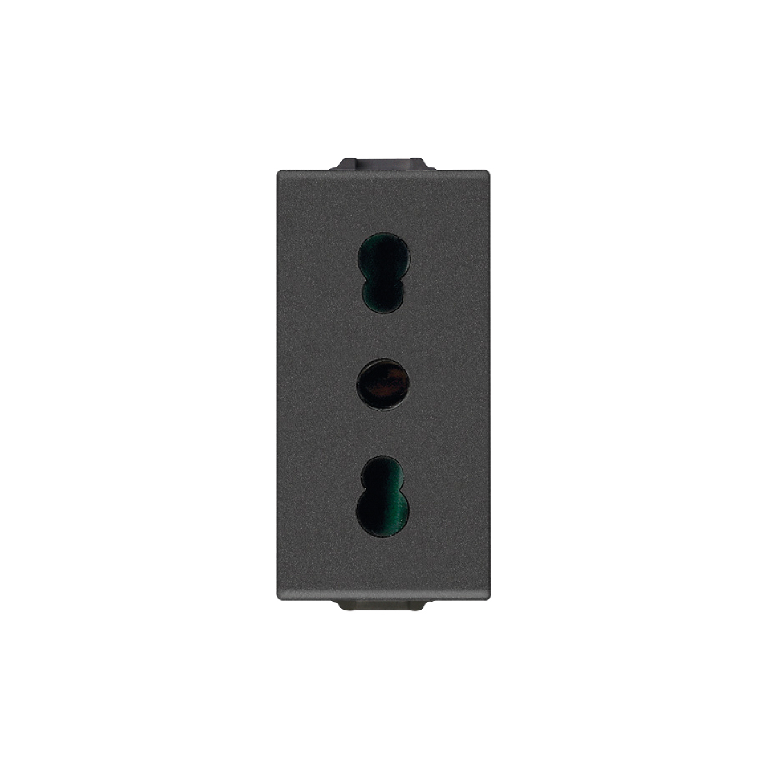 Modulo Enchufe 2P+T 10/16A Gris 09203.CM — Vimar — Vimar