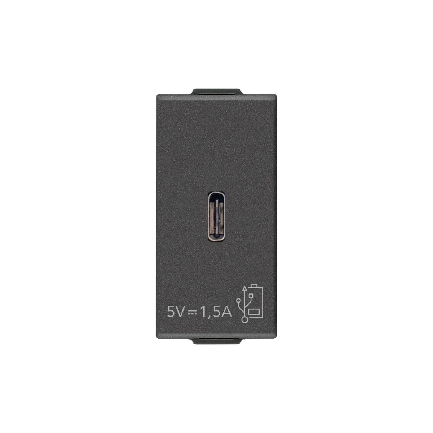 Alimentador USB C 5V 1.5A 1MCARBON M 09292.C.25.CM — Vimar — Vimar