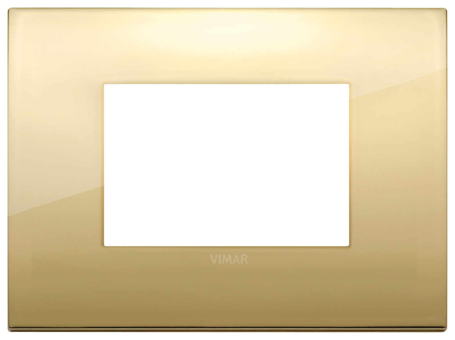 Placa Classic 3 Modulos 19653.07 — Vimar — Vimar