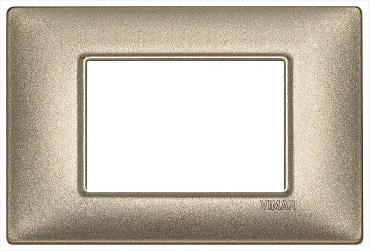 Placa 3 Modulos. Tecnopolimero. 14653.70 — Vimar — Vimar