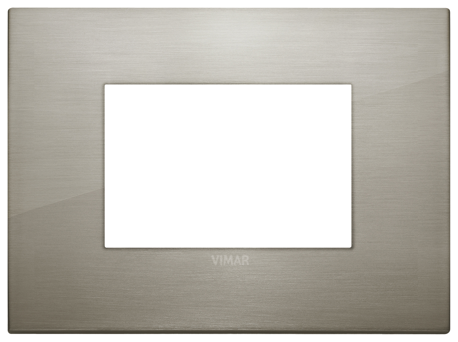 Placa Classic 3 Modulos 19653.08 — Vimar — Vimar