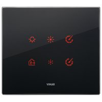 Placa 3M Cristal Negro Diamante Tactil 21663.76 — Vimar — Vimar