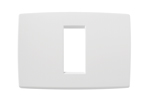 Placa 1 Modulos para Cajas 3 Modulos. Tecnopolimero 09651.01 — Vimar — Vimar