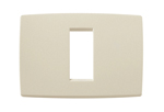 Placa 1 Modulos para Cajas 3 Modulos. Tecnopolimero 09651.12 — Vimar — Vimar