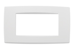 Placa Blanca 4 Modulos Serie Neve 09654.01 — Vimar — Vimar