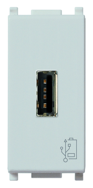 Unidad de Alimentacion 5 V1.5 a para Dispositivos Electronicos. 1 Salida USB Frontal 14292.SL — Vimar — Vimar