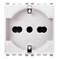 Toma Sicury 2P+T 16 a 250V~. Universal Estandar Italiano 20210.B — Vimar — Vimar