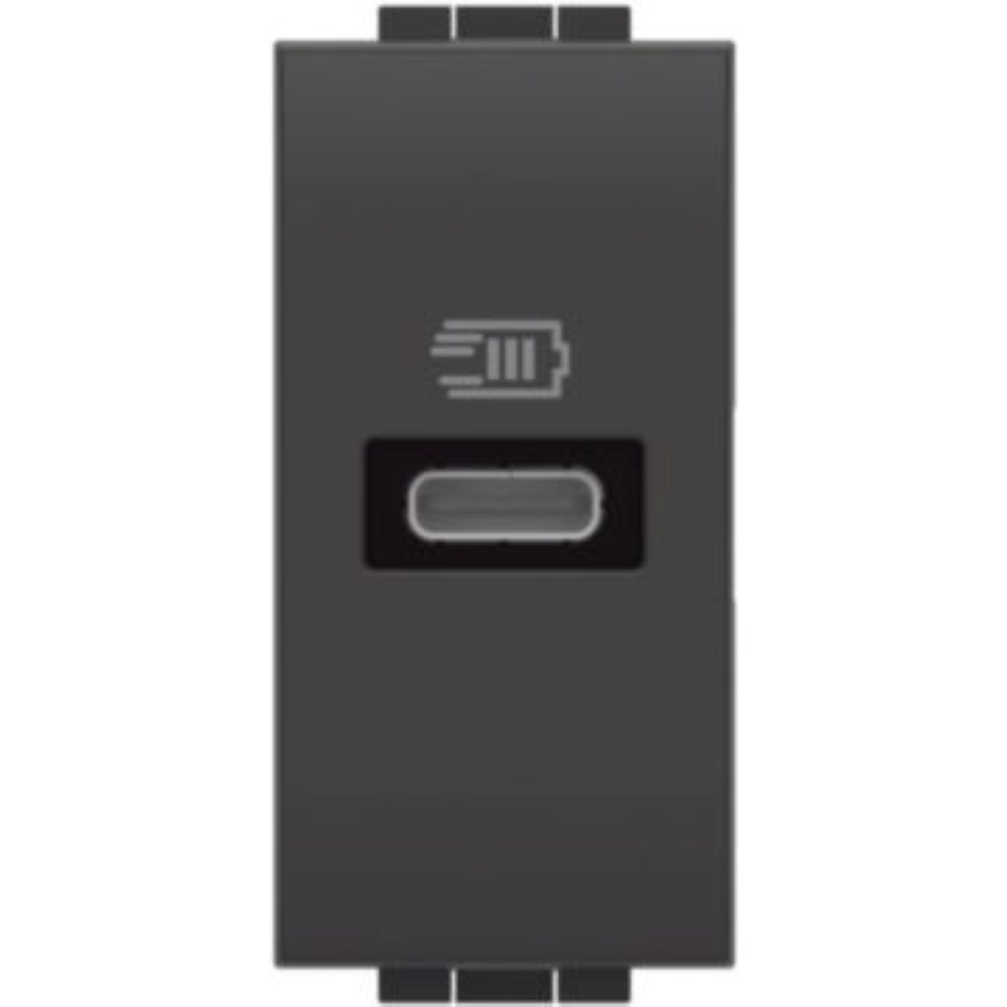 Carg USB Ll Tc Antracita 1 Mod L4192C — Legrand — Legrand