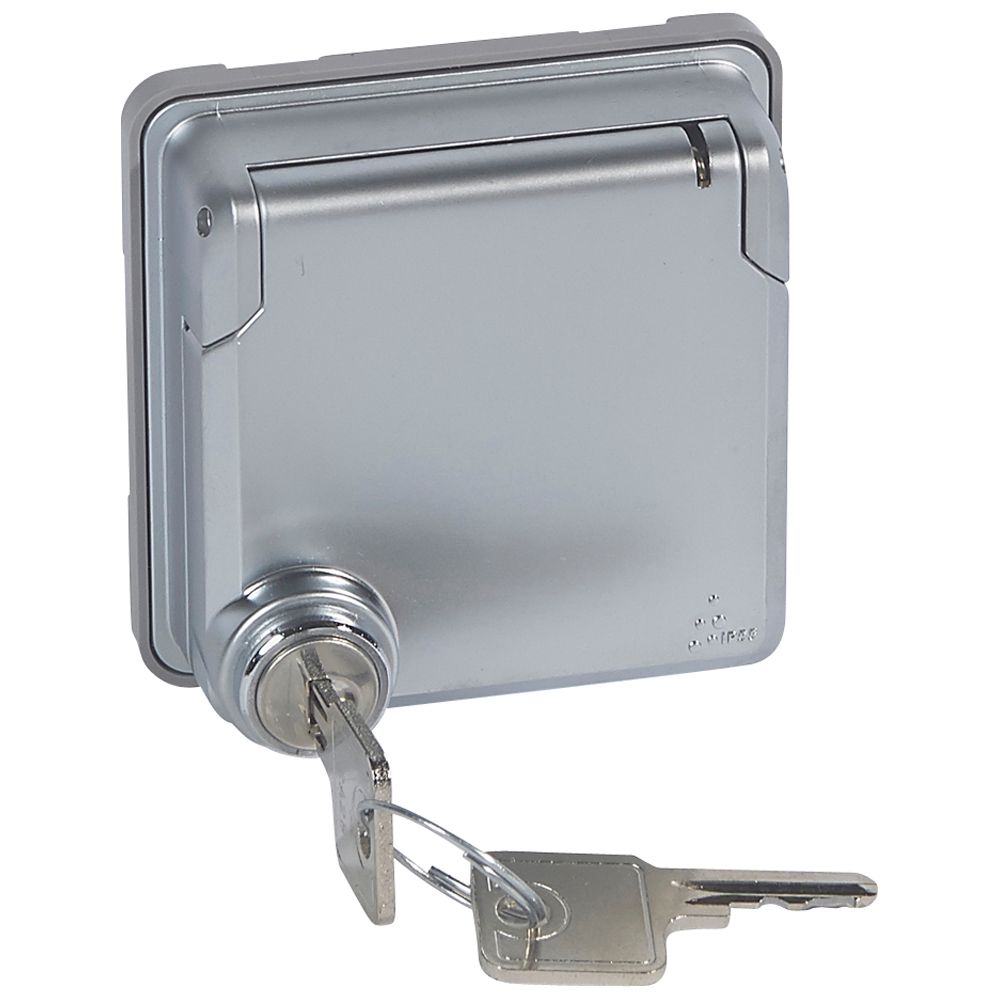 Tapa Con Llave IP55 Soliroc Mosaic IK10 77884 — Legrand — Legrand