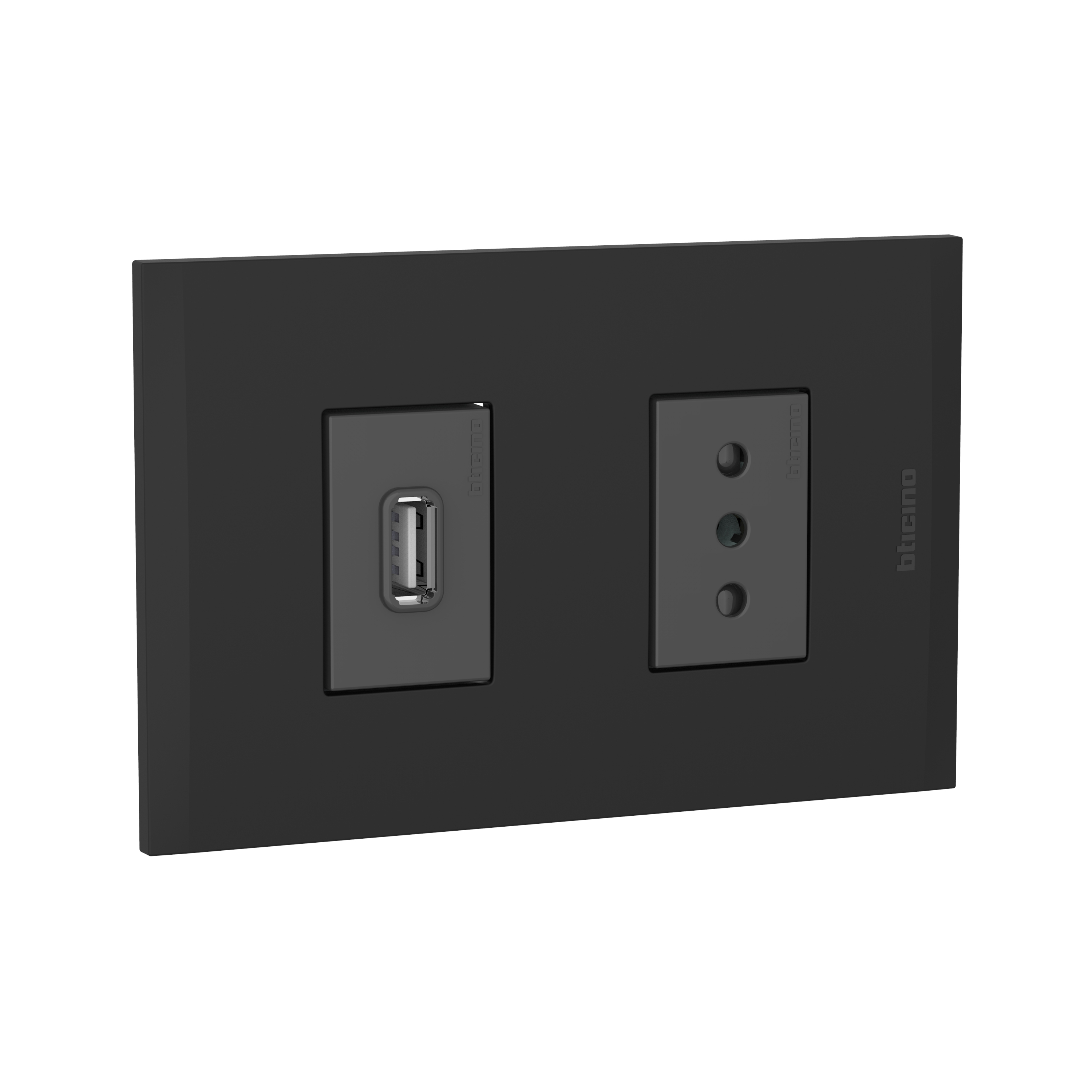 Cargador USB a+ Toma 10A Antracita PL1+ AF2270USBEANG — Legrand — Legrand