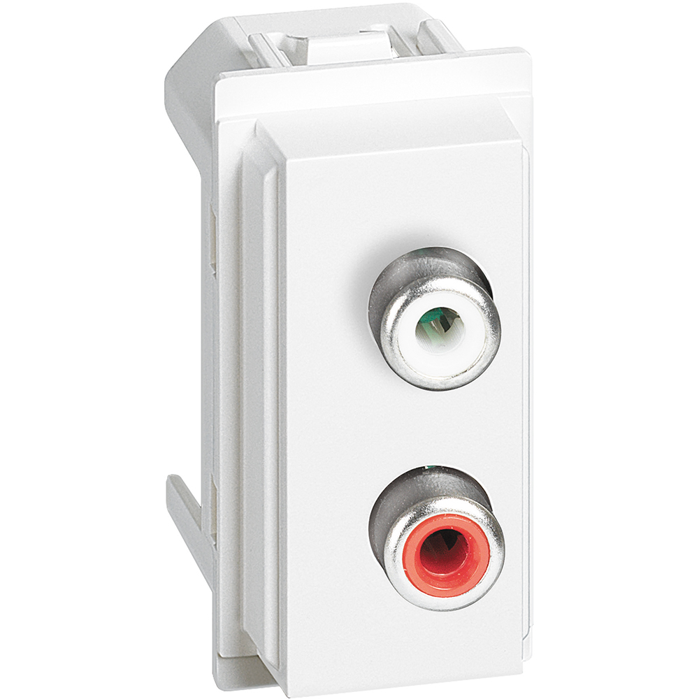 Conector Doble Rca Blanco KW4269R — Legrand — Legrand