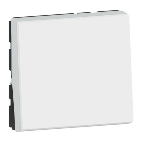 Pulsador Blanco 2MOD Mosaic Easyled 6A250VAC 077040L — Legrand — Legrand