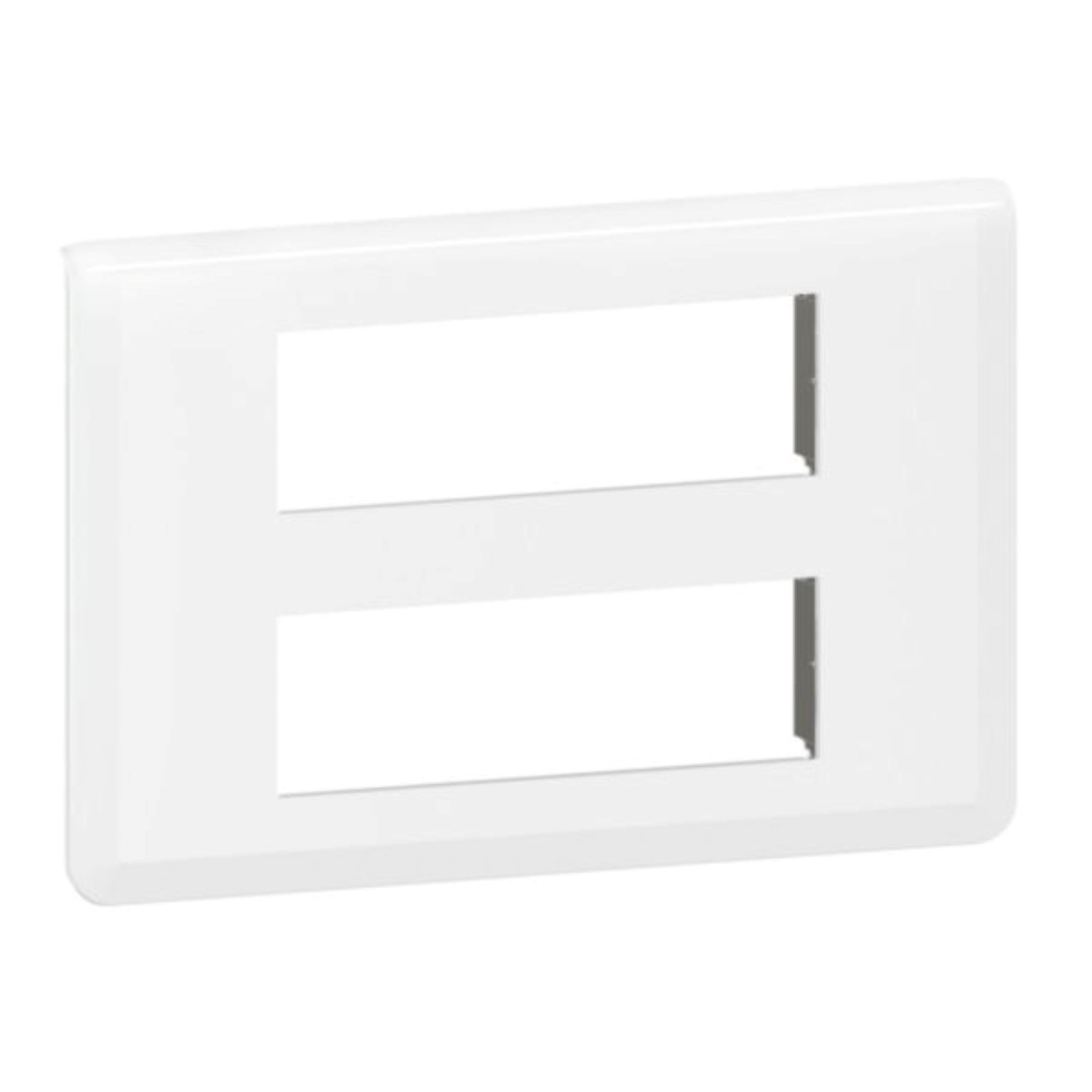 Placa Mosaic 2x8 Modulos Blanco 078836L — Legrand — Legrand
