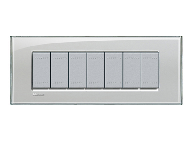Tapa L&L Rectangular 7P Gris Hielo LNA4807kg — Legrand — Legrand