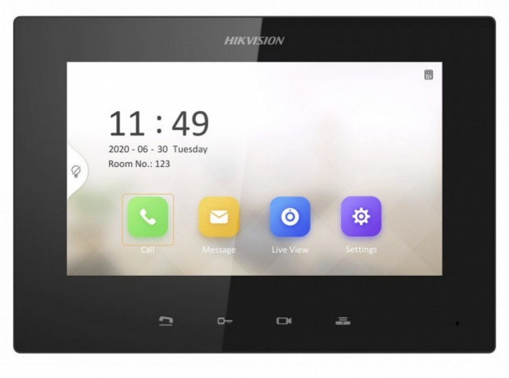 Monitor IP Poe 7PG Touch Screen Interior DS-KH6320-LE1 DS-KH6320-LE1 — Hikvision — Hikvision