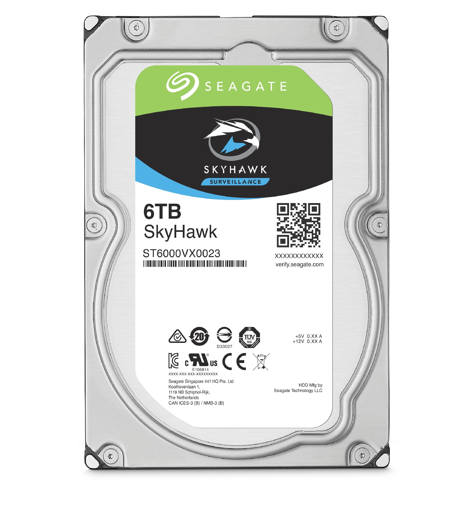 Disco Duro Seagate 6TB 3.5PG Videovigilancia ST6000VX001 ST6000VX001 — Hikvision — Hikvision