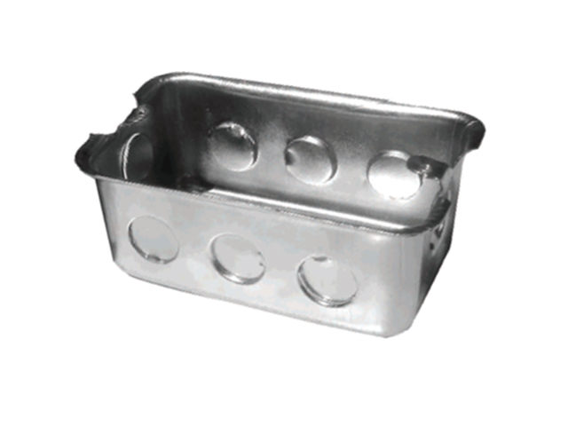 Caja Rectangular Fe 3/4 Zincada IP14002002 (119600226) — Otras Marcas