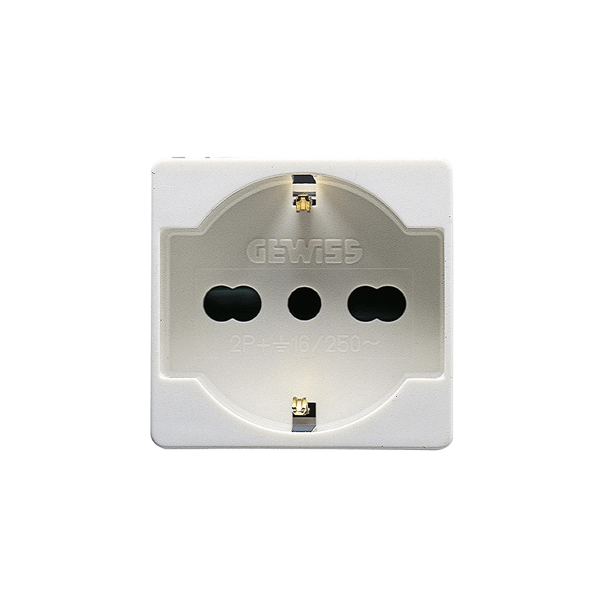 Enchufe Hembra System Schuko 10/16A GW20246 — Gewiss — Gewiss