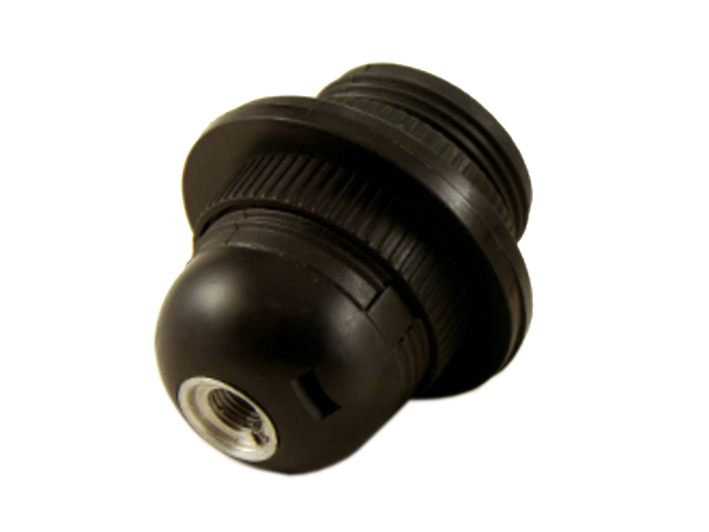 Portafusible PLAST 2 ANILLOS E27 NEGRO 1152 RM 90PT0N1152 Rema — Rema