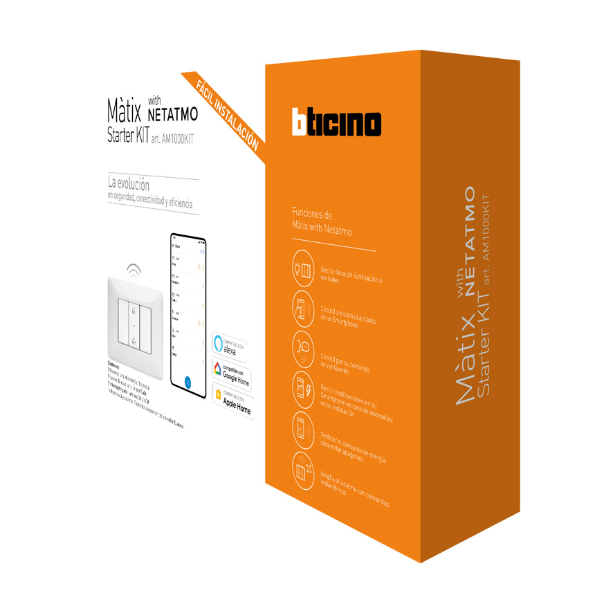 Starterkit Màtix With Netatmo - Comando Iluminación Smart D1000KIT — BTicino — Bticino