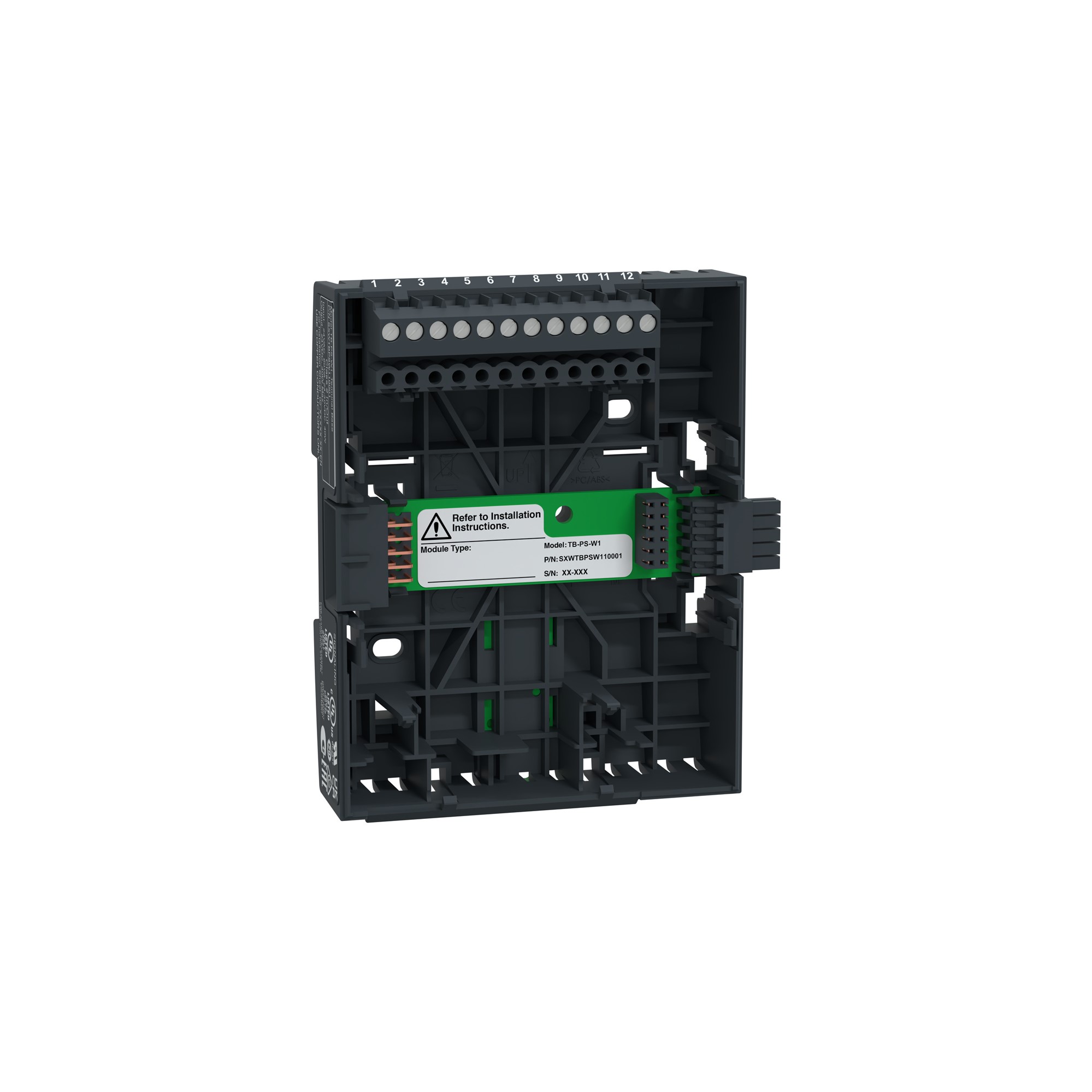 Módulo COMUNICACION BASE TERM P/FUENTE ALIMENT SXWTBPSW110001 Schneider Electric — Schneider Electric