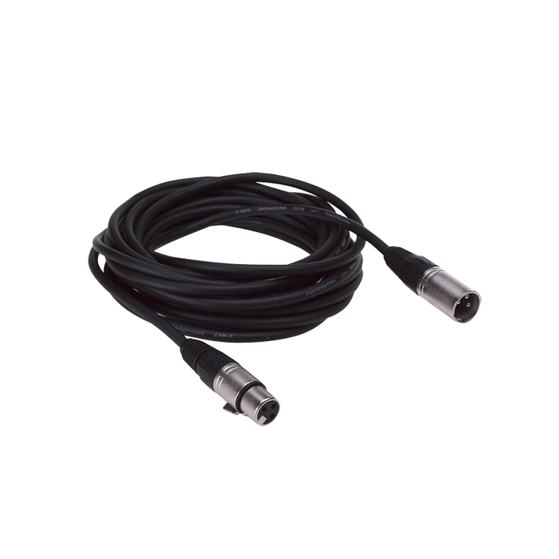 Cable Balanceado de 1 Xlr Hembra a Macho, 6 M. Negro 6501 — Egi — EGI