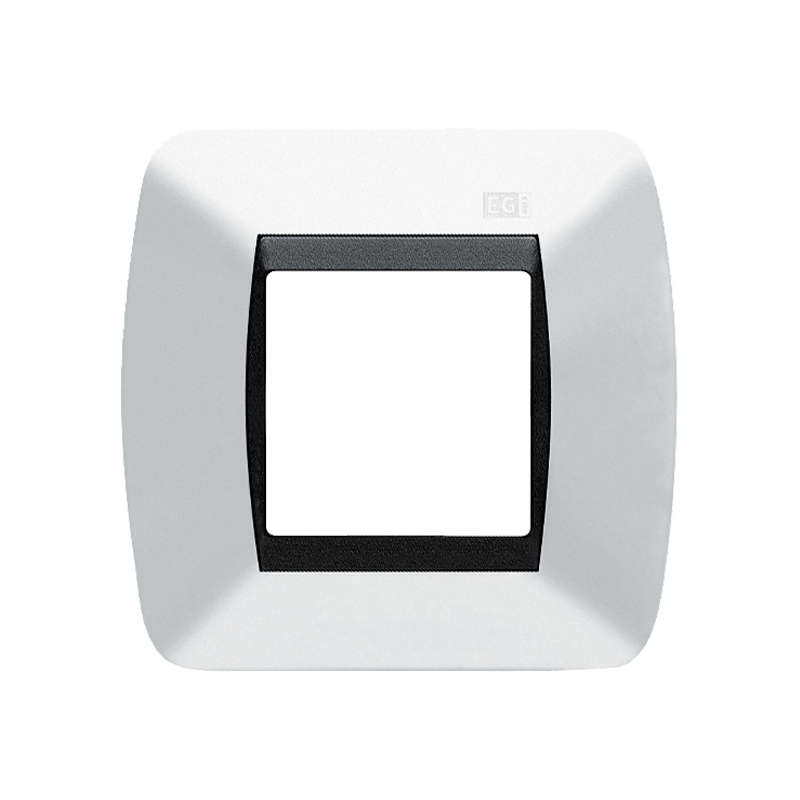 Embellecedor 1 Modulo para Caja Universal. Blanco Nieve 1801_BN — Egi — EGI
