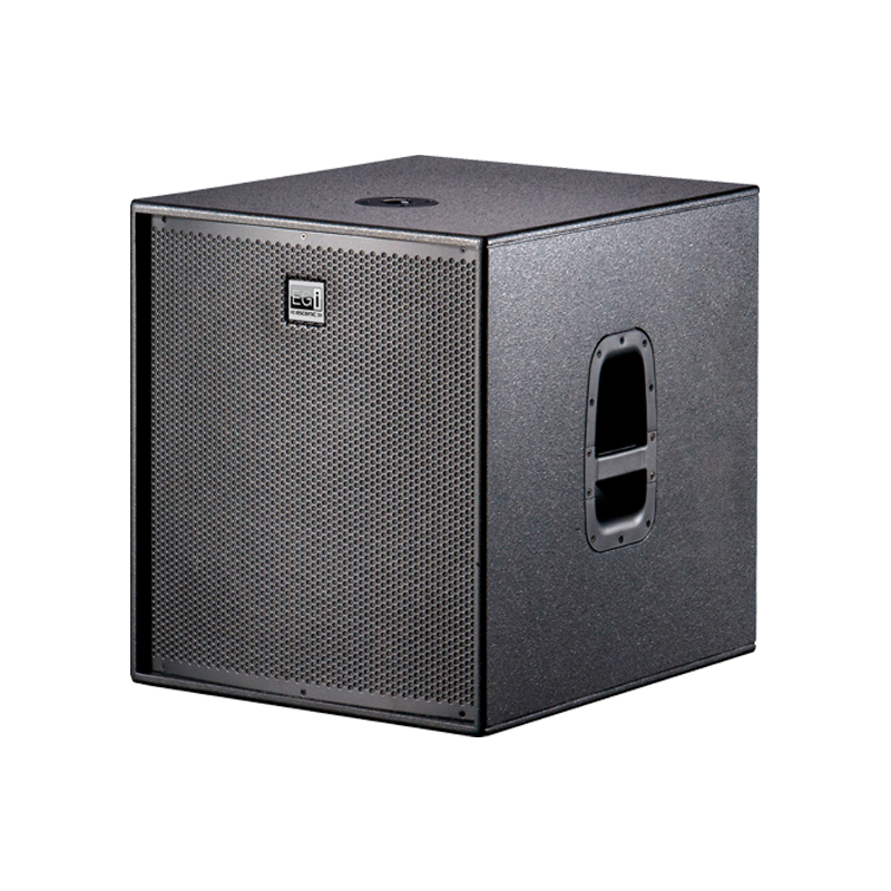 Subwoofer Pasivo Profesional de 18 600W 8 Ohms en Madera Negro 66009 — Egi — EGI