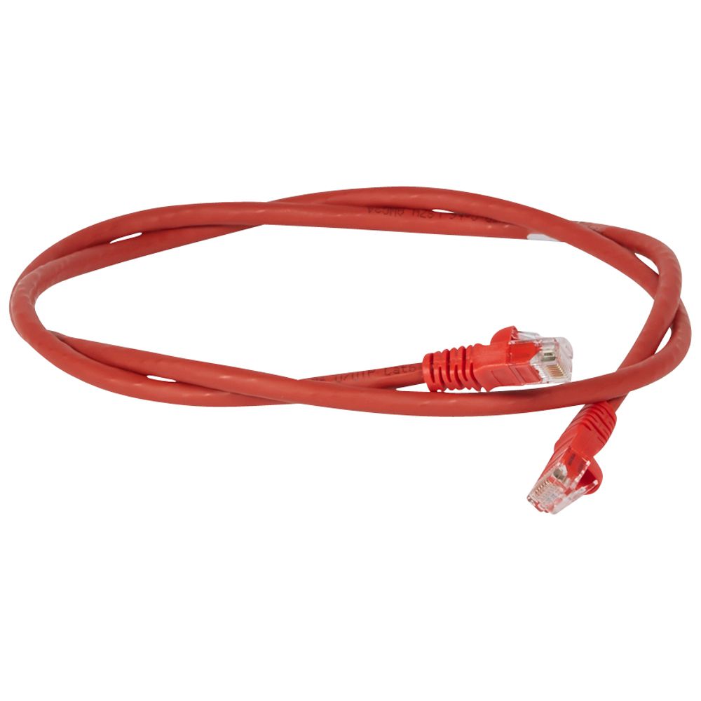 Patch cord CAT6 UTP ROJO 1M 51862 Legrand — Legrand