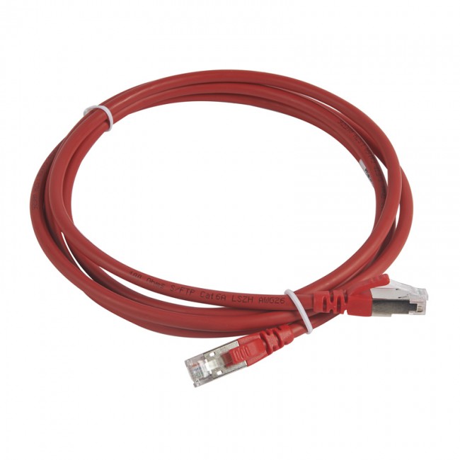 Patch cord CAT6A STP ROJO 2M 51871 Legrand — Legrand