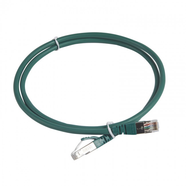Patch cord CAT6A STP VERDE 1M 51866 Legrand — Legrand