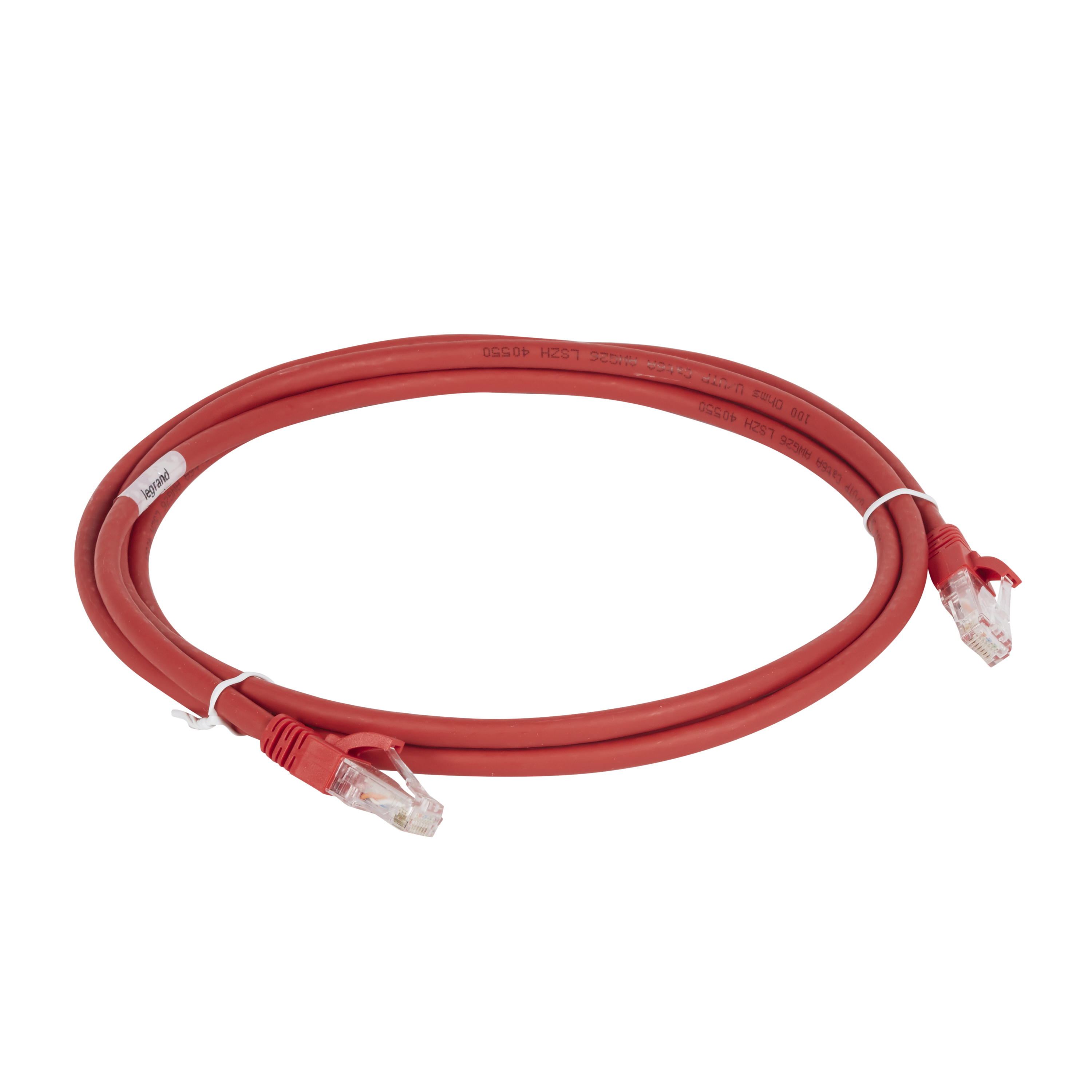Patch Cord CAT6A UTP Rojo 2M 51879 LCS2 — Legrand — Legrand