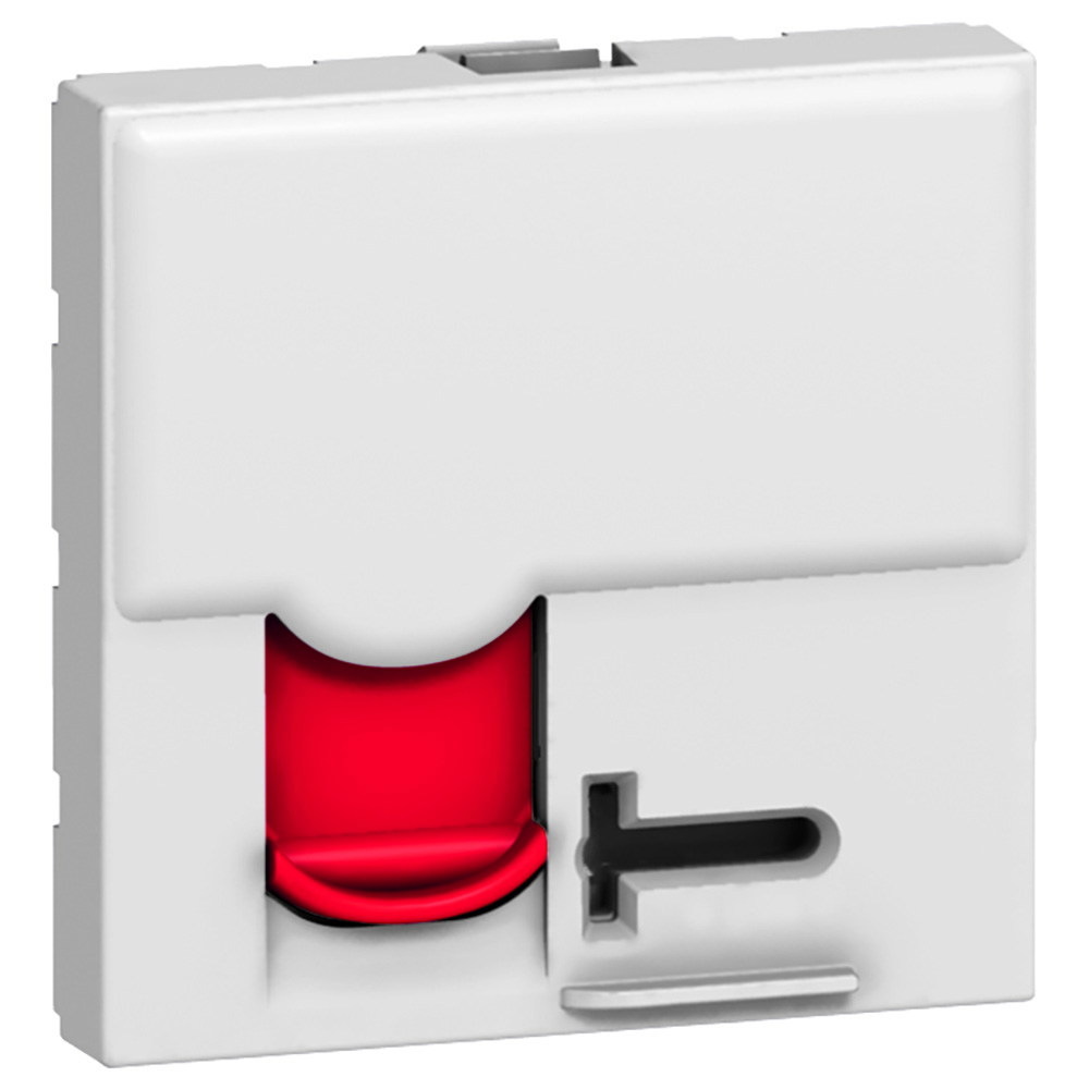 Enchufe Hembra Rj 45 Sistema Mosaic Cat 6 UTP con Llaves. 76594 — Legrand — Legrand