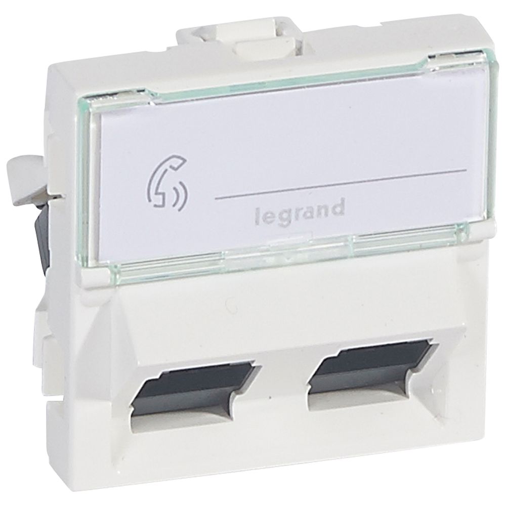 Modulos CAT6 UTP 45° X2 76504 RJ45 — Legrand (Pack 2) — Legrand