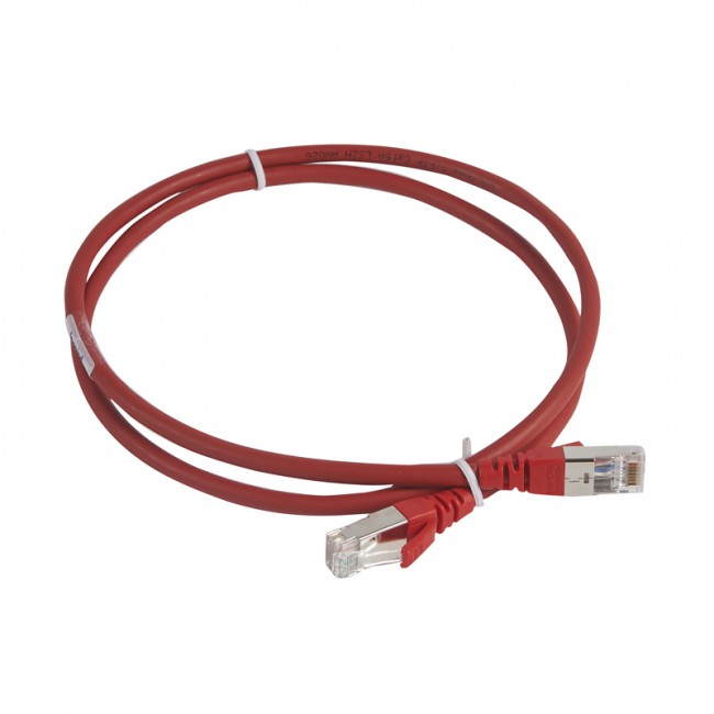 Patch cord CAT6A STP ROJO 1M 51870 Legrand — Legrand