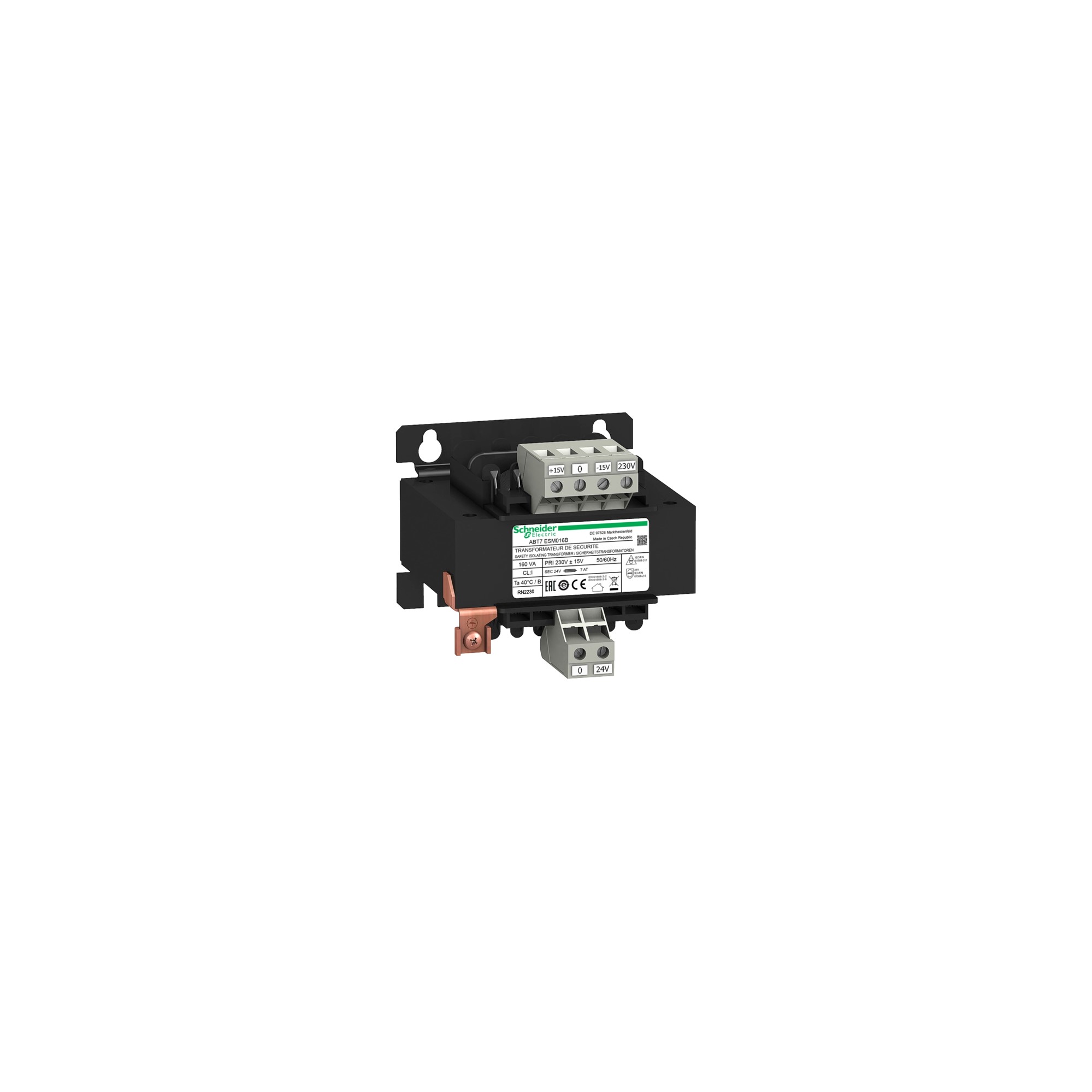 Transformador 1F Salida 230/24VAC 160VA ABT7ESM016B — Schneider Electric — Schneider Electric