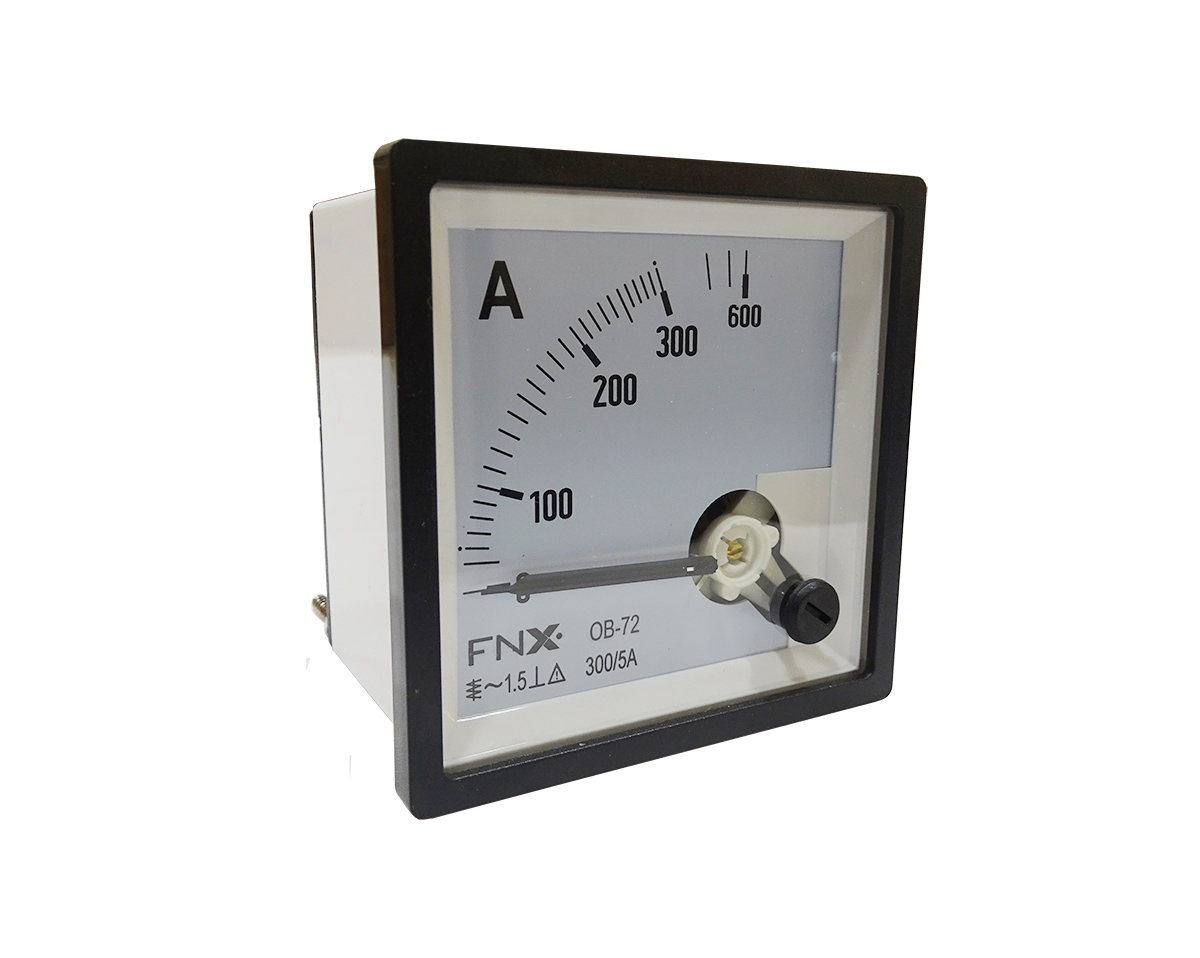 Amperimetro Panel Analogo 72x72 0-300 Uso con Transformador 2002834 — FNX — FNX