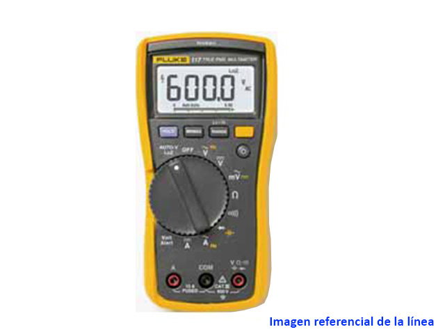 Flk Multimetro Dig 600VCA/CC Tens Sin Cont 117 — Fluke — Fluke