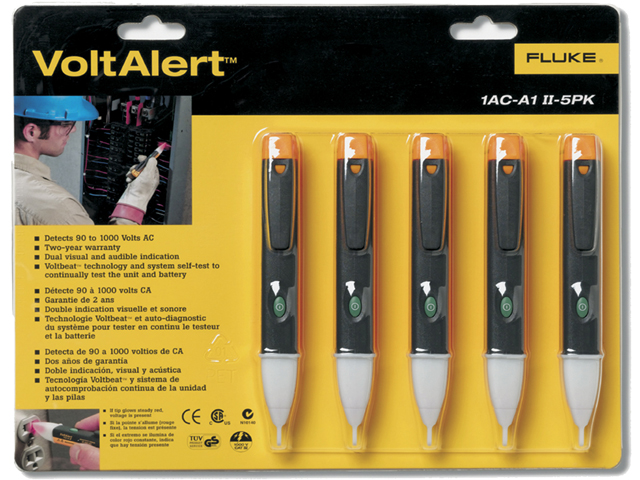 Pack de 5 Detectores de Tension 1AC Ii 5PK 1AC-II 5PK — Fluke — Fluke