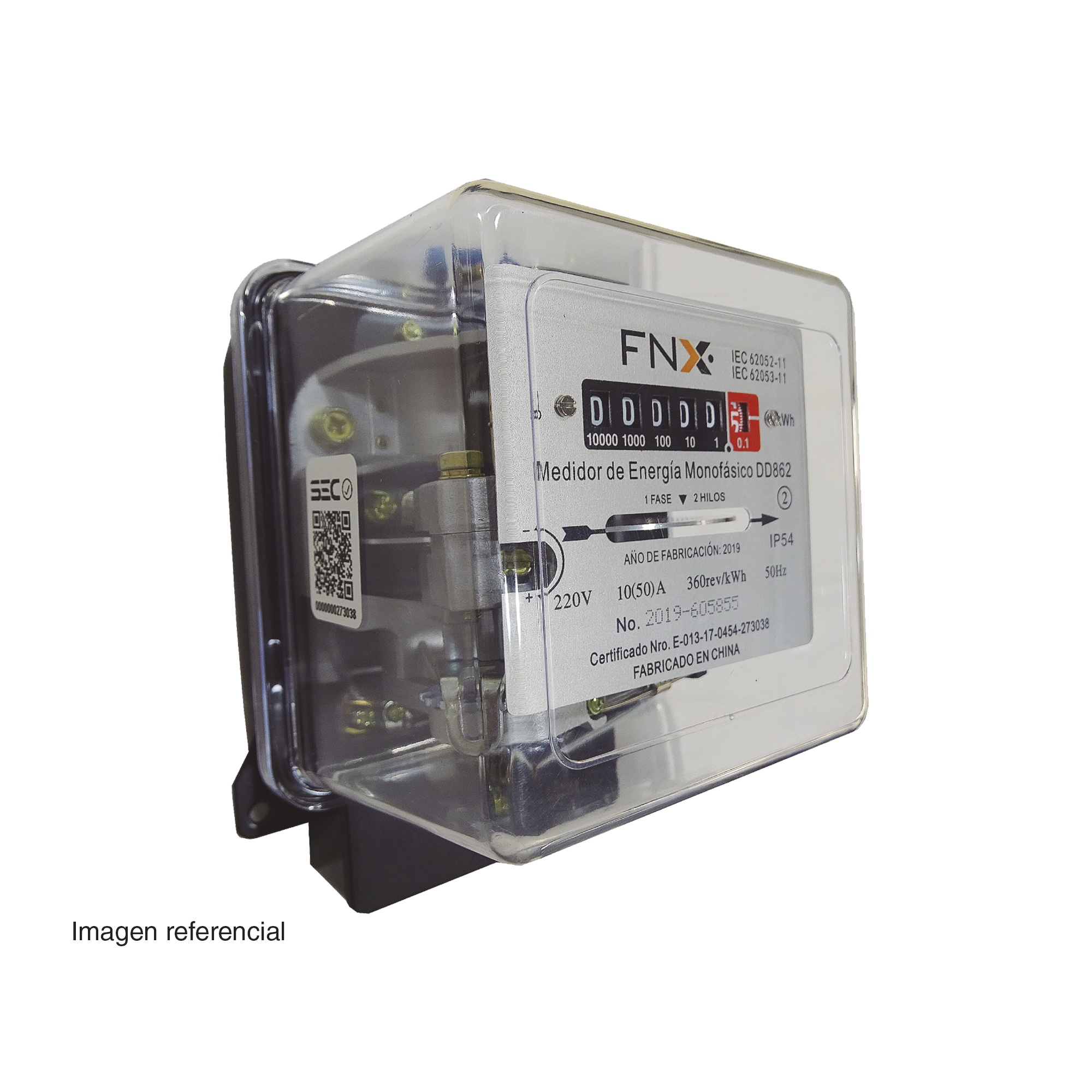 Medidor Monofasico 1050A 220V DD-862 1286534 — FNX — FNX