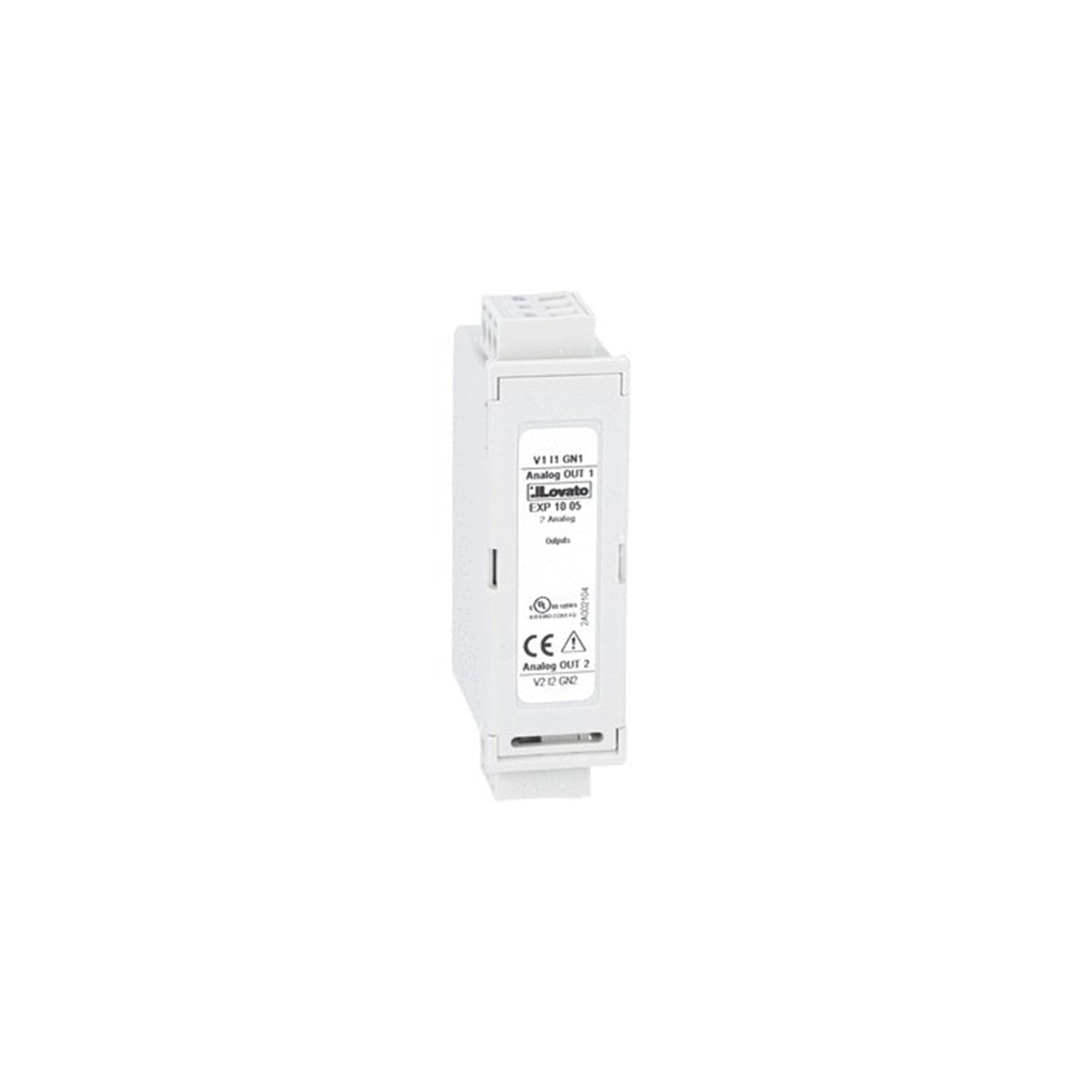 MODULO DE EXPANSION, 2 SALIDAS 0/4-20mA, 0-10V, 0-5V, LOVATO EXP1005 Lovato — Lovato