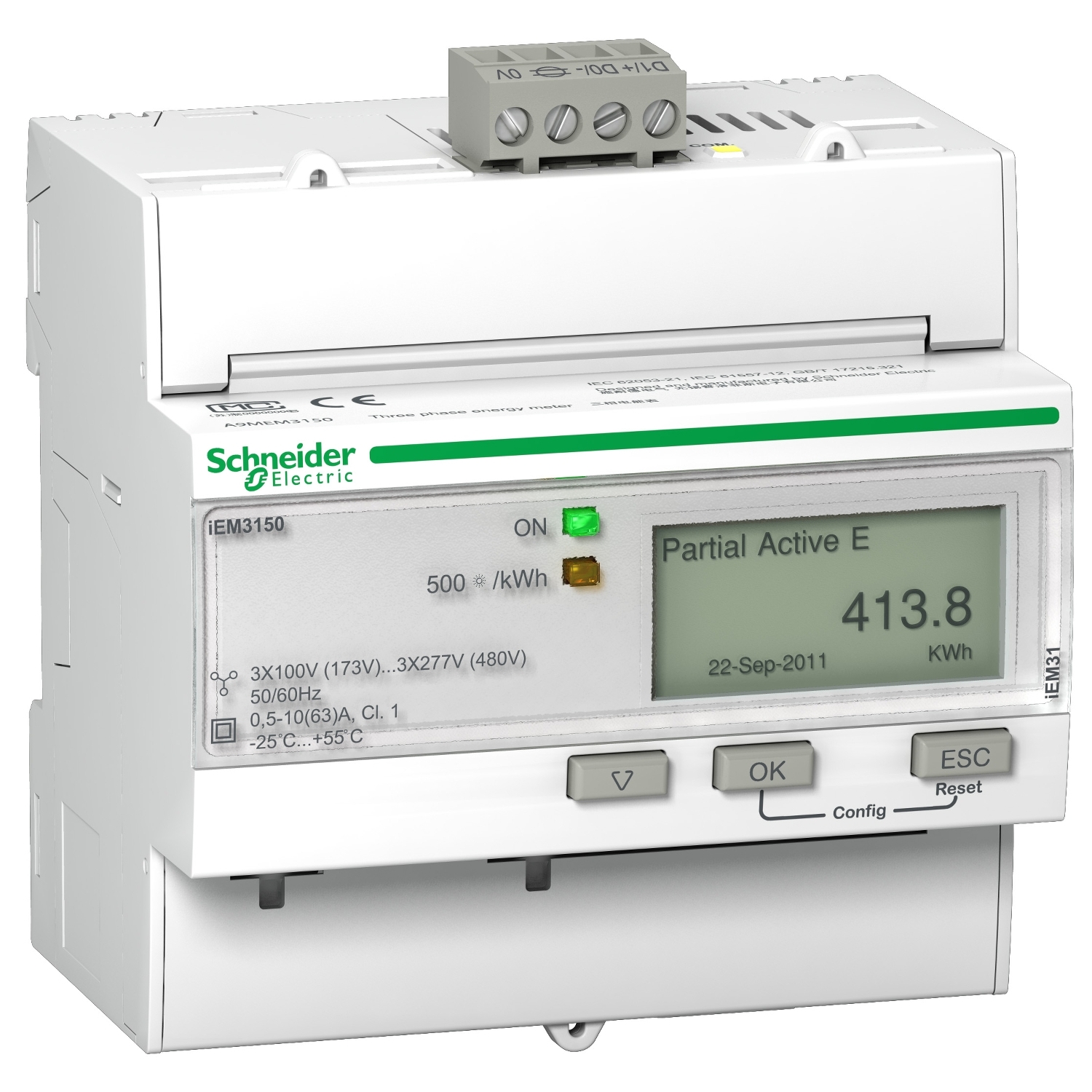 Medidor Trifásico 63A A9MEM3150 — Schneider Electric — Schneider Electric