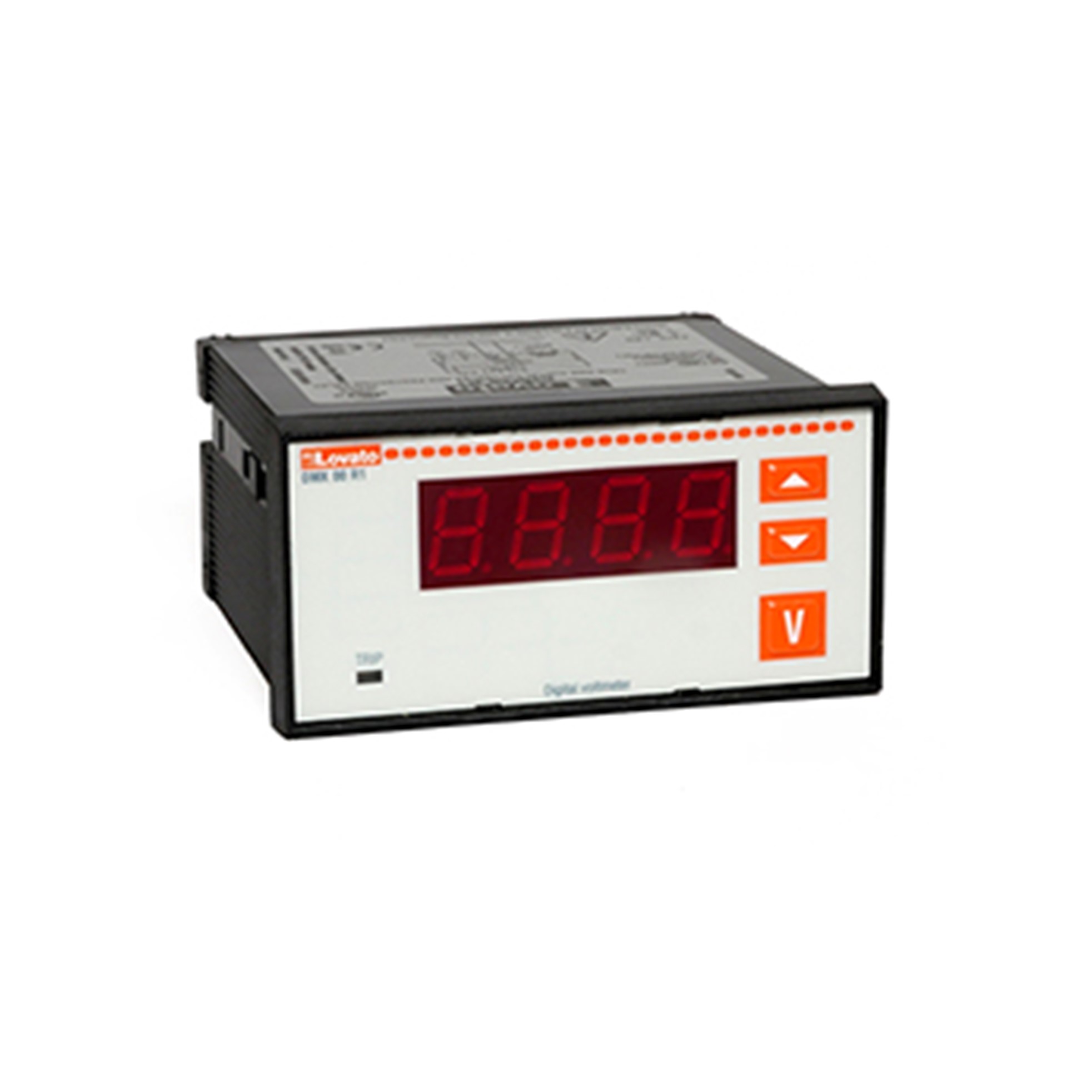 VOLTIMETRO DIGITAL MONOFASICO EMPOTRABLE 96x48mm, CON RELE DE SALIDA, LOVATO DMK00R1 Lovato — Lovato