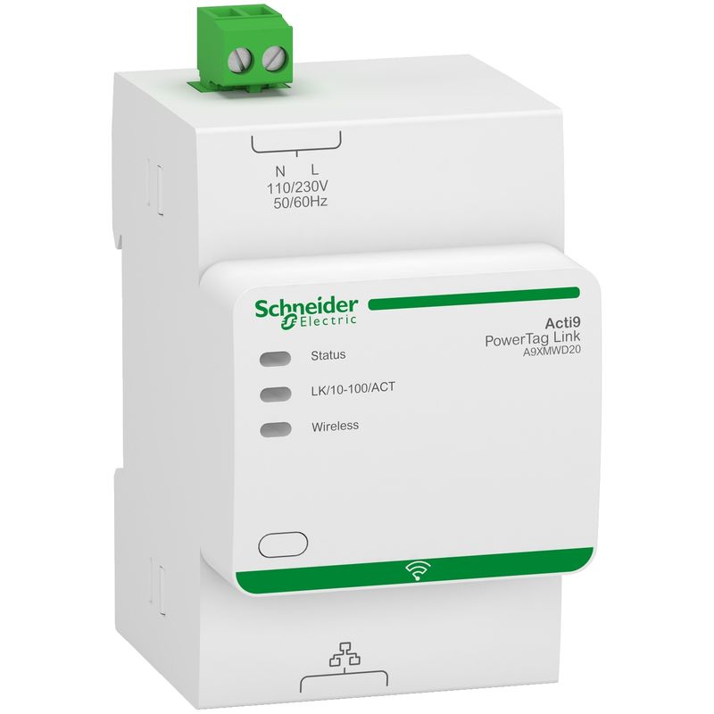 Concentrador DIN Powertag Link 20 A9XMWD20 — Schneider Electric — Schneider Electric