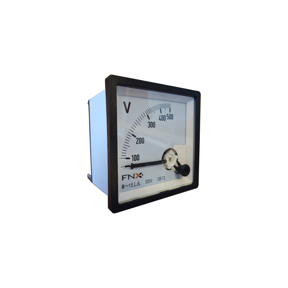 Volmetro Panel Analogo 72x72 0-500V 208923834 — FNX — FNX