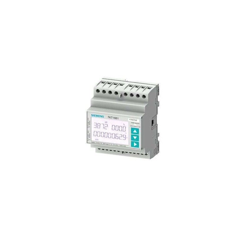 Medidor Multif Sentron 230V 5A PAC1600 Modbus Rtu Riel 7KT1662 — Siemens — Siemens