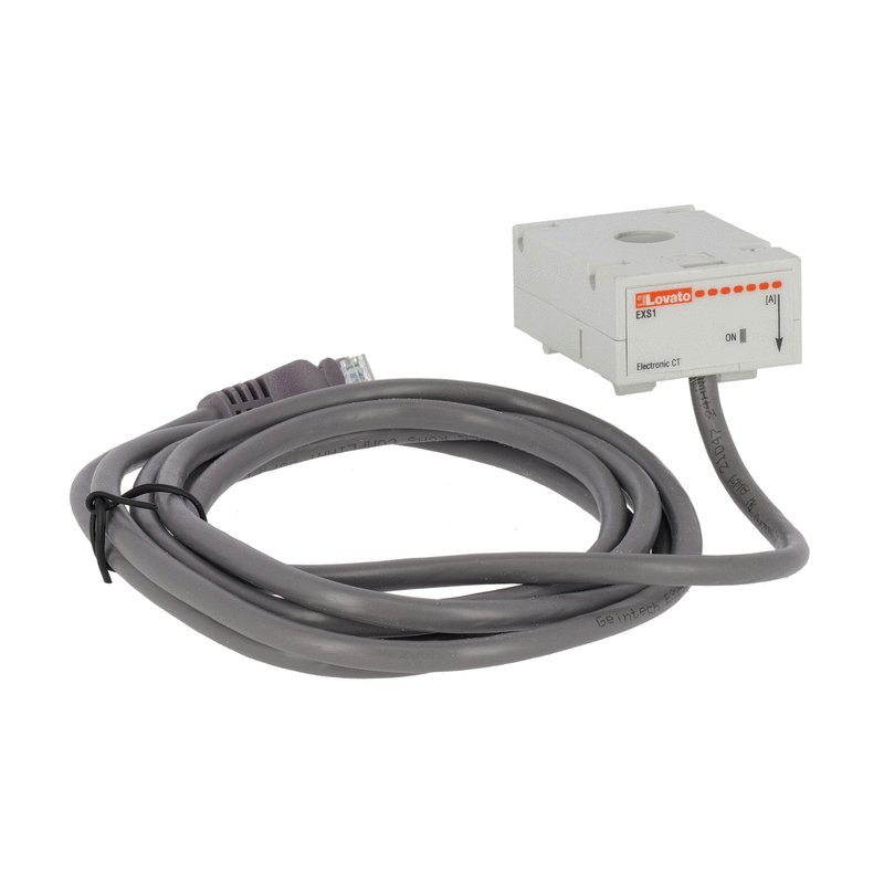 Transf de Corriente Electronico Monofasico 125A, con Cable RJ45 2M EXS1125 — Lovato — Lovato