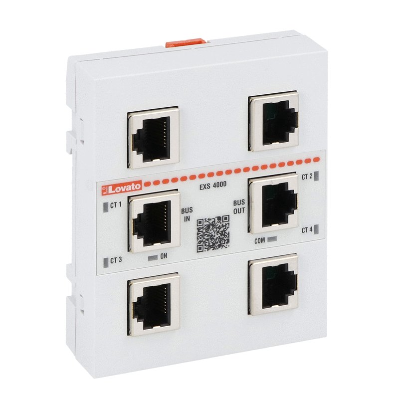 Modulo de Medida de Corriente con 4 Entradas para Transf Electronicos RJ45 EXS4000 — Lovato — Lovato